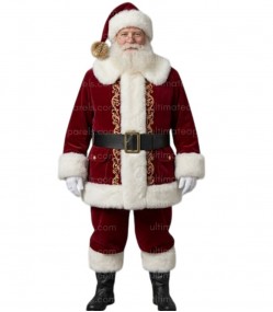 Traditional Regal Men’s Santa Claus Suit