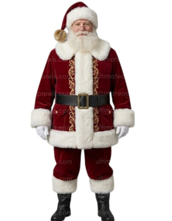 Traditional Regal Men’s Santa Claus Suit