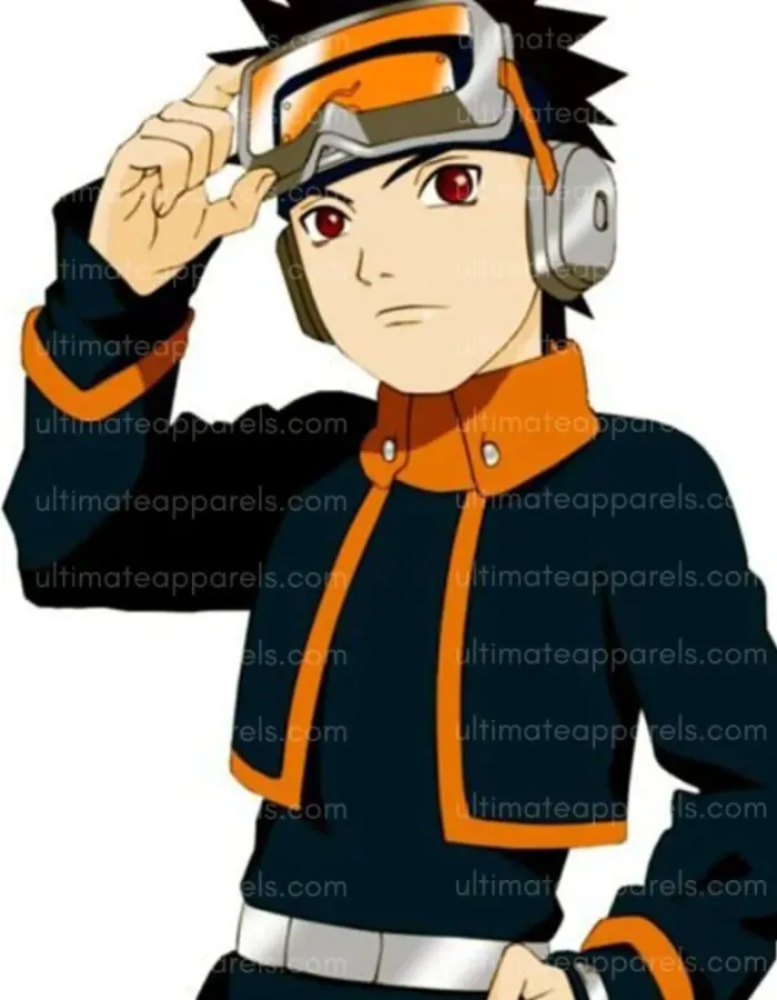 Animated Series Uchiha Obito Naruto Cropped Jacket