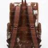 Handcrafted Real Leather Cowhide Multiple Zip Pockets Travel Bag for Men & Women