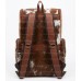 Handcrafted Real Leather Cowhide Multiple Zip Pockets Travel Bag for Men & Women