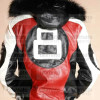 8 Ball Logo Fur Hooded Leather Jacket 8 Ball Logo Fur Hooded Leather Jacket
