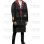 Alex Rider Otto Farrant Black Wool Trench Coat