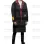 Alex Rider Otto Farrant Black Wool Trench Coat