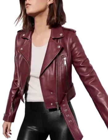 13 Reasons Why Alisha Boe (Jessica Davis) Maroon Leather Jacket 13 Reasons Why Alisha Boe (Jessica Davis) Maroon Leather Jacket