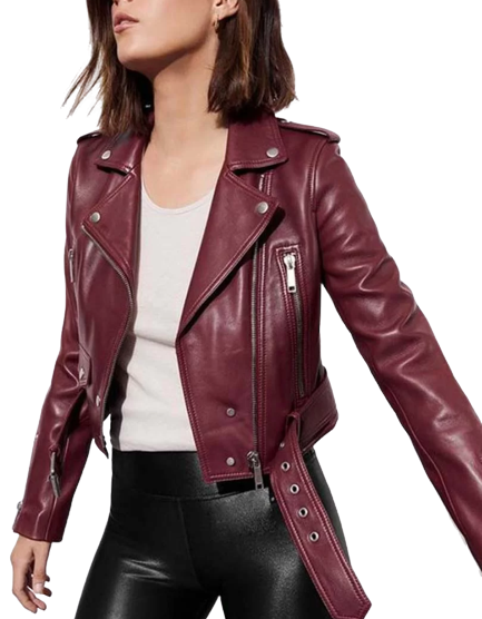 13 Reasons Why Alisha Boe (Jessica Davis) Maroon Leather Jacket 13 Reasons Why Alisha Boe (Jessica Davis) Maroon Leather Jacket