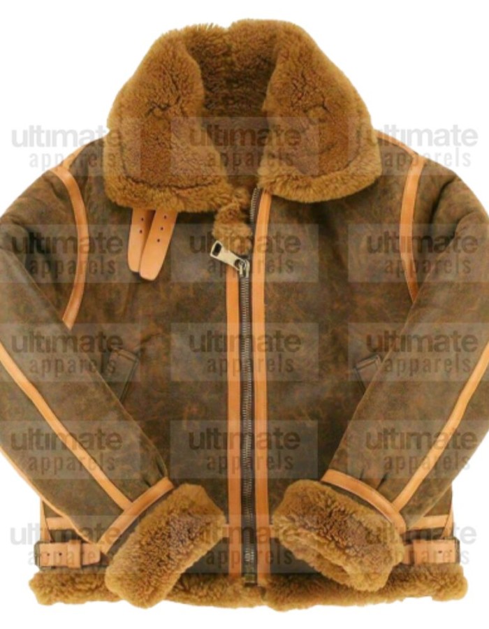B3 Bomber Aviator Flying Bomber Shearling Leather Jacket B3 Bomber Aviator Flying Bomber Shearling Leather Jacket