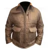 Yellowstone Kevin Costner (John Dutton) Brown Cotton Jacket