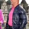 Black Adam Dwayne Johnson Black leather Jacket