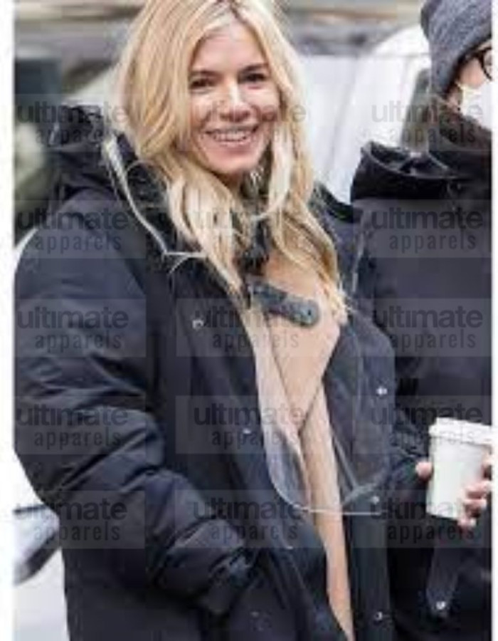 Anatomy of a Scandal Sienna Miller (Sophie) Black Puffer Jacket