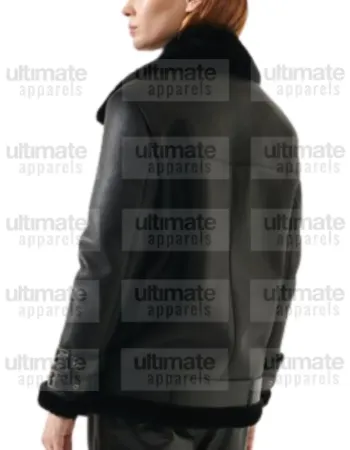 Army of Thieves Nathalie Emmanuel (Gwendoline Starr) Shearling Jacket