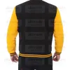 Men's Black and Yellow Varsity Jacket Men's Black and Yellow Varsity Jacket
