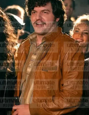 Bridge And Tunnle Brian Muller (Nick Pagnetti) Brown Leather Jacket