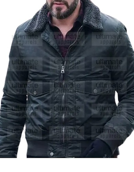 Chicago P.d. Patrick John Flueger (Adam Ruzek) Shearling Jacket Chicago P.d. Patrick John Flueger (Adam Ruzek) Shearling Jacket