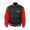 Chicago Bulls Black and Red Varsity Bomber Jacket 