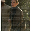 Lucifer Lauren German (Chloe Decker) Brown Suede Leather Coat Lucifer Lauren German (Chloe Decker) Brown Suede Leather Coat