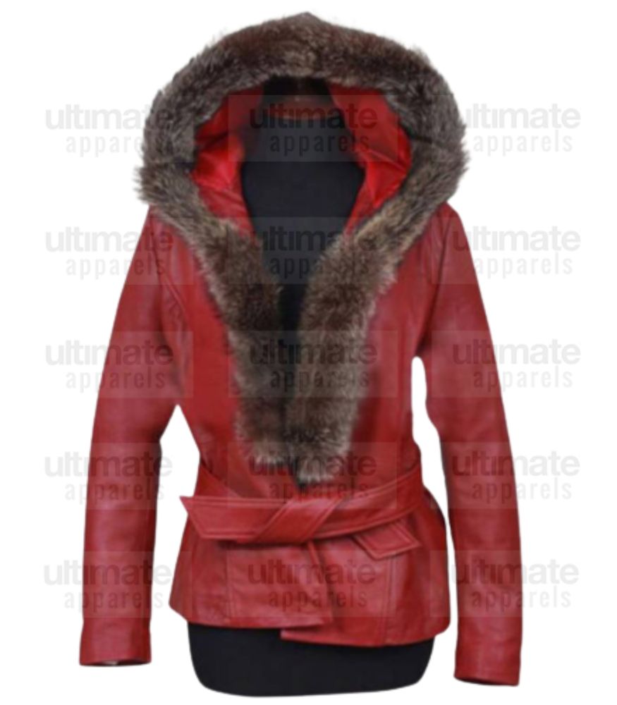 Christmas Chronicles 2 Goldie Hawn (Mrs. Claus) Shearling Coat