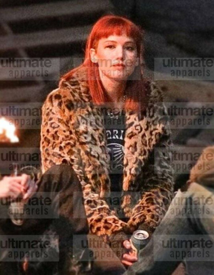 Don’t Look Up Jennifer Lawrence (Kate Dibiasky) Leopard Coat
