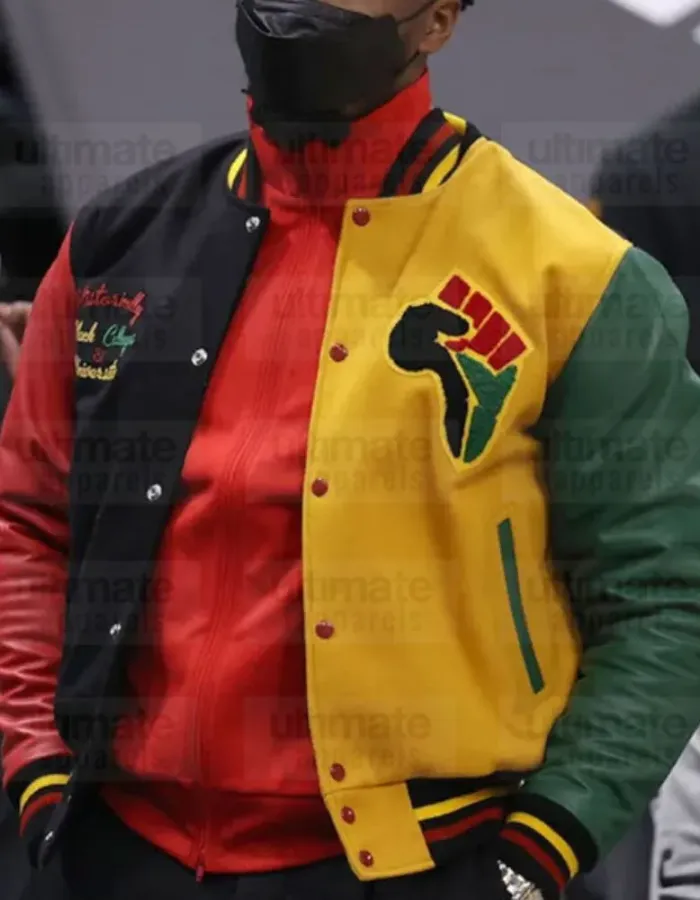 HBCU Pride Letterman Donovan Mitchell Wool Jacket HBCU Pride Letterman Donovan Mitchell Wool Jacket
