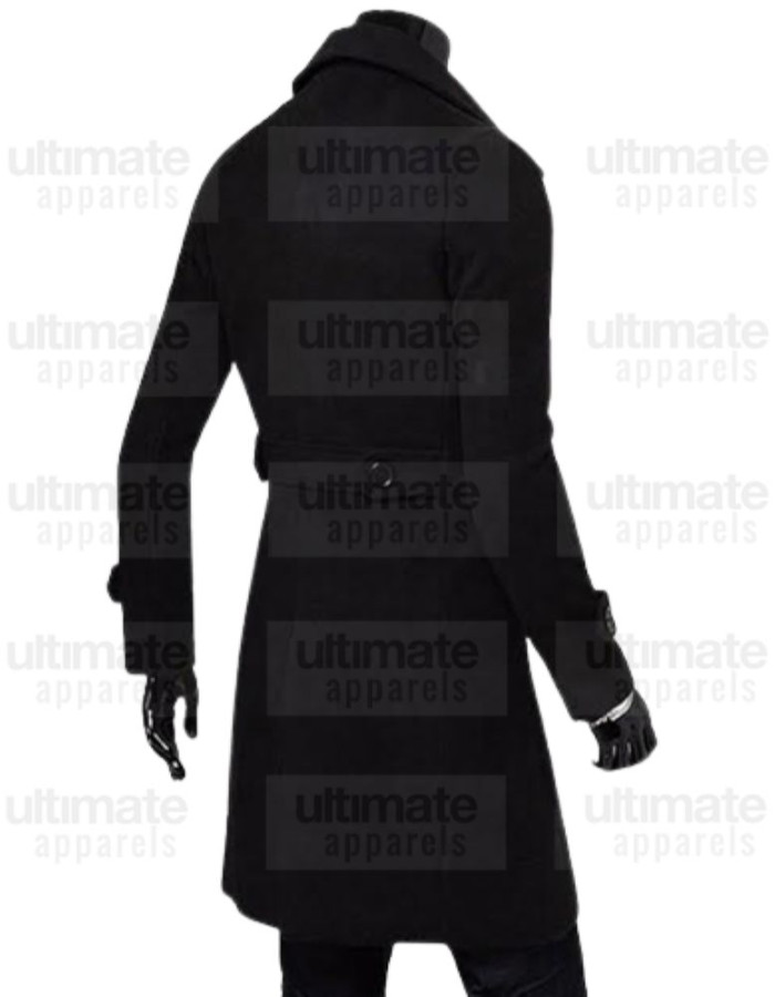Men's Casual Double Breasted Slim Fit Trench Blazer Coat Men's Casual Double Breasted Slim Fit Trench Blazer Coat