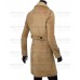 Men's Casual Double Breasted Slim Fit Trench Blazer Coat