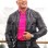 Black Adam Dwayne Johnson Black leather Jacket