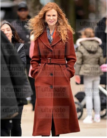 The Undoing Nicole Kidman Grace Fraser Red Wool Coat