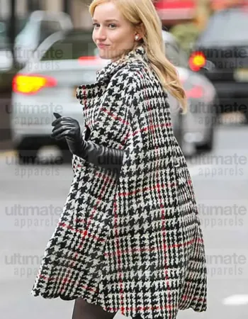 Inventing Anna Julia Garner (Anna Delvey) Leather Coat