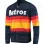 Kate Upton Astros Blue With Rainbow Stripes Fleece Jacket