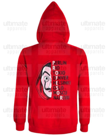 Money Heist La Casa De Papel Red Hoodie Costume