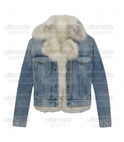 The Real Housewives of Salt Lisa Barlow Self Fur Denim Jacket
