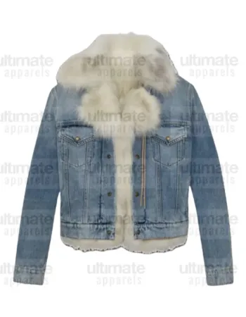 The Real Housewives of Salt Lisa Barlow Self Fur Denim Jacket