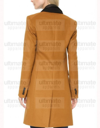 Manifest S02 Melissa Roxburgh (Michaela Stone) Brown Wool Coat Manifest S02 Melissa Roxburgh (Michaela Stone) Brown Wool Coat