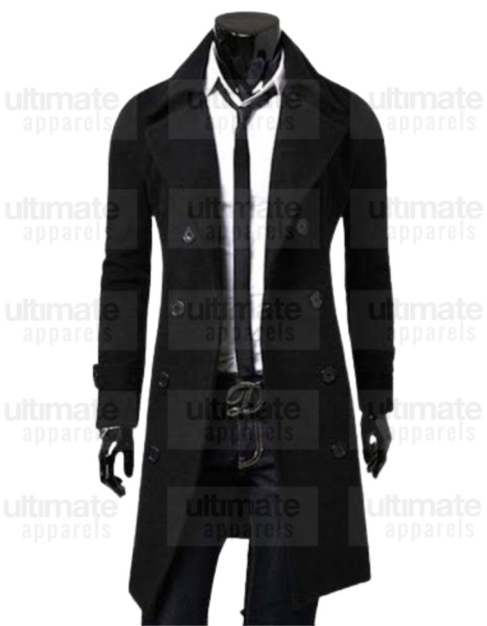 Men's Casual Double Breasted Slim Fit Trench Blazer Coat Men's Casual Double Breasted Slim Fit Trench Blazer Coat