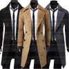 Men's Casual Double Breasted Slim Fit Trench Blazer Coat Men's Casual Double Breasted Slim Fit Trench Blazer Coat