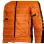 Men's Orange Biker Slimfit Leather Jacket