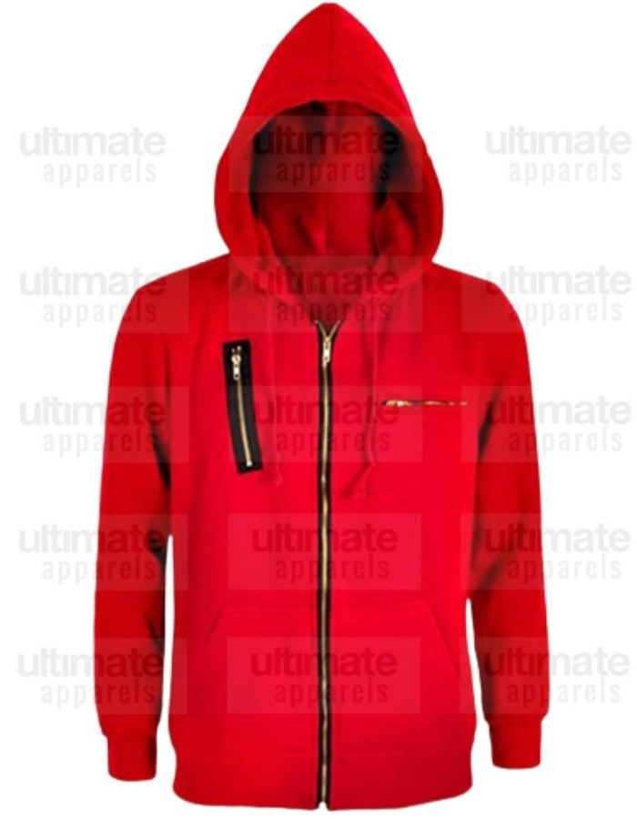 Money Heist La Casa De Papel Red Hoodie Costume