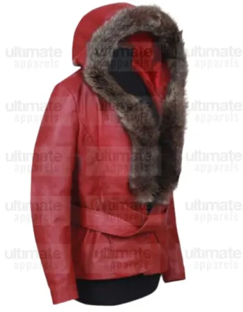 Christmas Chronicles 2 Goldie Hawn (Mrs. Claus) Shearling Coat