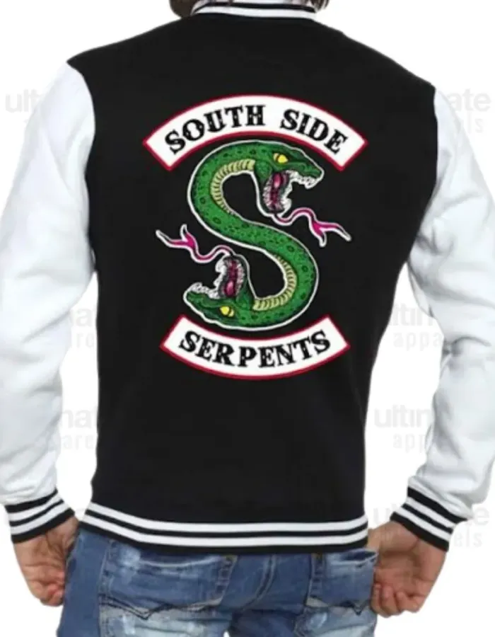 Riverdale South Side Letterman Black and White Versity Jacket