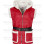 Santa Claus Red Hooded Shearling Vest