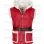 Santa Claus Red Hooded Shearling Vest