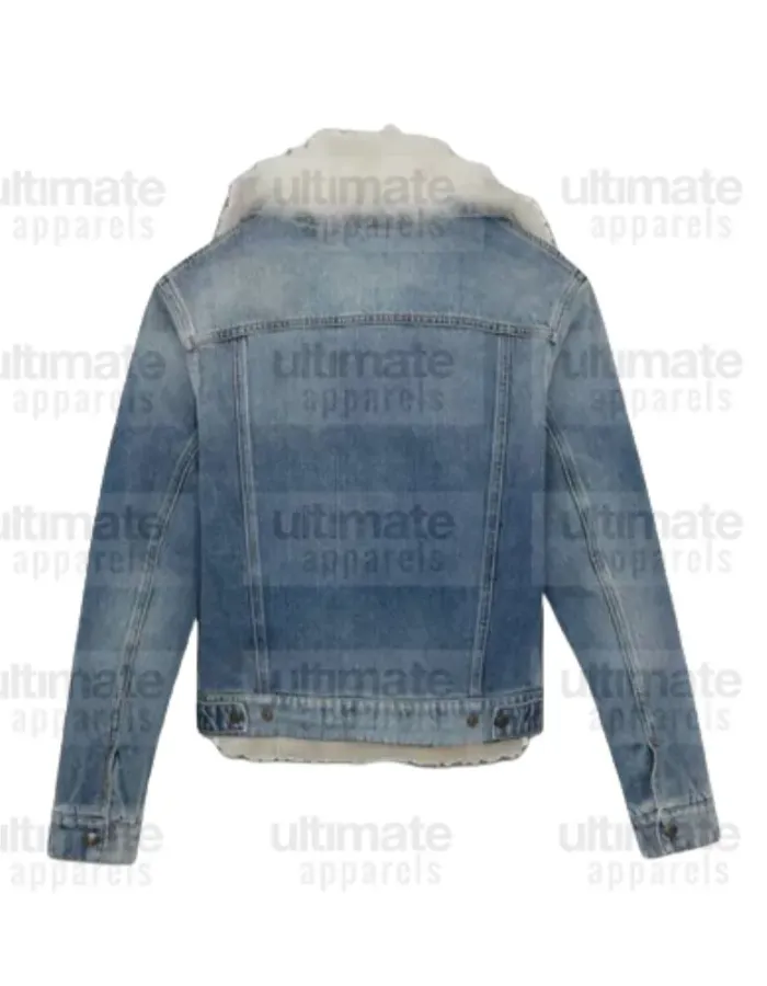 The Real Housewives of Salt Lisa Barlow Self Fur Denim Jacket The Real Housewives of Salt Lisa Barlow Self Fur Denim Jacket