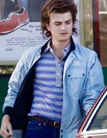 Stranger Things S04 Joe Keery (Steve Harrington) Cotton Jacket