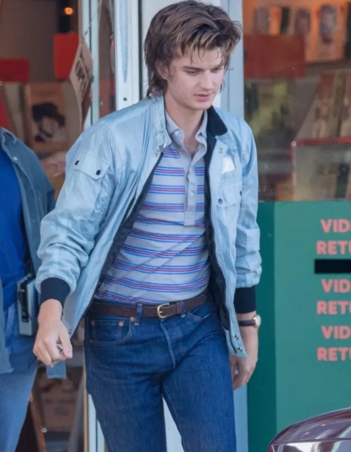 Stranger Things S04 Joe Keery (Steve Harrington) Cotton Jacket Stranger Things S04 Joe Keery (Steve Harrington) Cotton Jacket