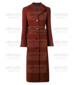 The Undoing Nicole Kidman Grace Fraser Red Wool Coat