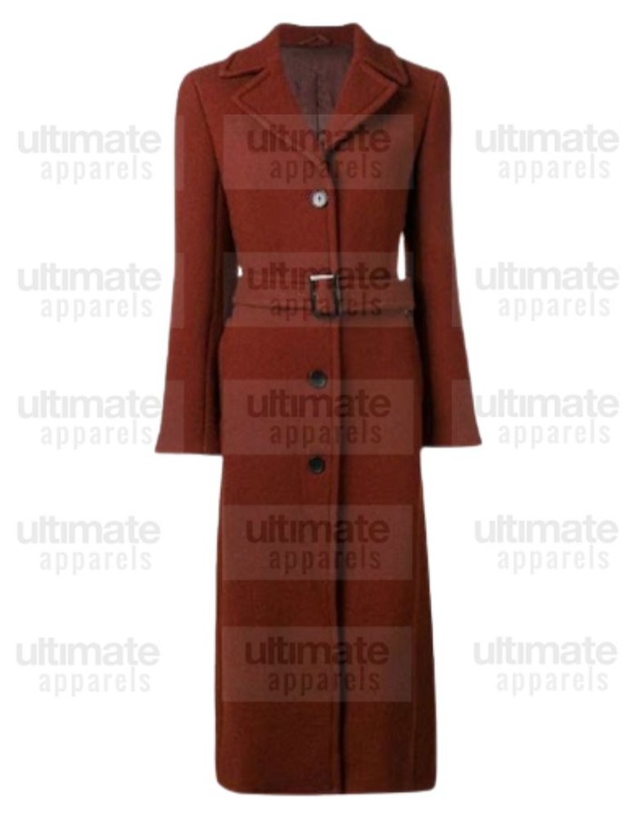 The Undoing Nicole Kidman Grace Fraser Red Wool Coat
