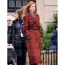 The Undoing Nicole Kidman Grace Fraser Red Wool Coat