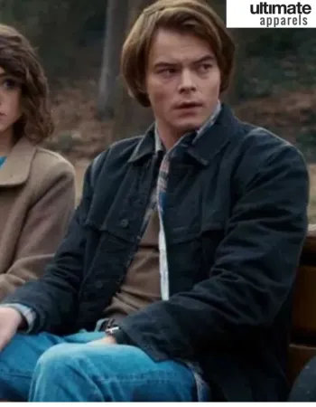 Stranger Things Charlie Heaton (Jonathan Byers) Cotton jacket