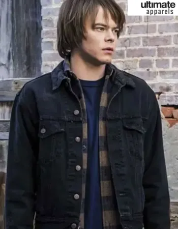 Stranger Things Charlie Heaton (Jonathan Byers) Cotton jacket