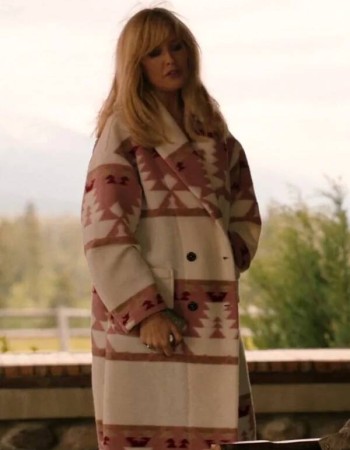 Yellowstone S05 Kelly Reilly (Beth Dutton) Pink Wool Coat Yellowstone S05 Kelly Reilly (Beth Dutton) Pink Wool Coat